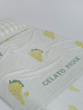 Smoothie Fruit Jacquard Half Blanket