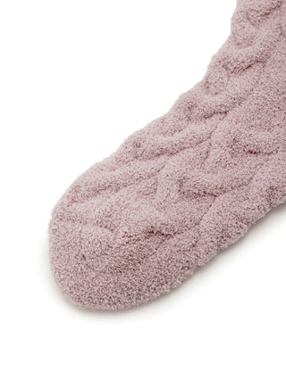 [Sleep] Cable Knit Long Socks