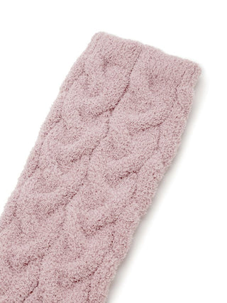 [Sleep] Cable Knit Long Socks