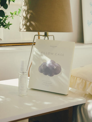[Sleep] Satin Embroidery Pillow Case With Gift Package