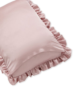 [Sleep] Satin Embroidery Pillow Case With Gift Package