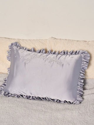 [Sleep] Satin Embroidery Pillow Case With Gift Package
