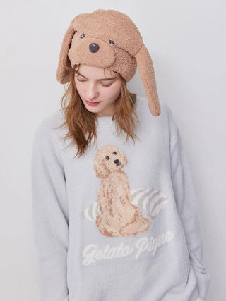 [Sleep] Unisex Baby Moco Playful Dog Hair-drying Cap