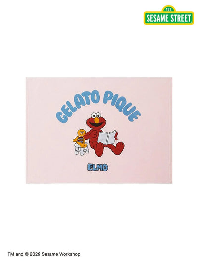 [SESAME STREET][Sleep] Airy Moco Jacquard Half Blanket gelato pique