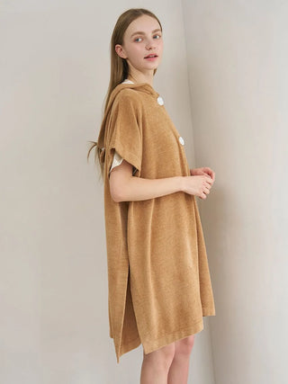 [Sleep] Airy Moco Summer Bear Bath Poncho