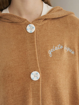 [Sleep] Airy Moco Summer Bear Bath Poncho