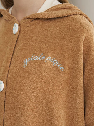 [Sleep] Airy Moco Summer Bear Bath Poncho