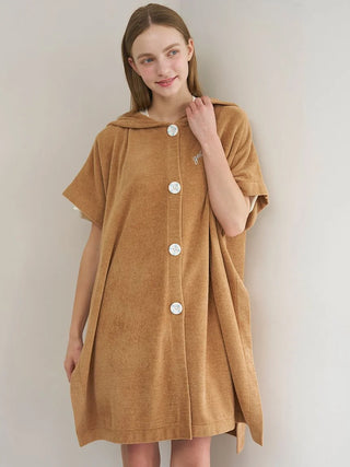 [Sleep] Airy Moco Summer Bear Bath Poncho