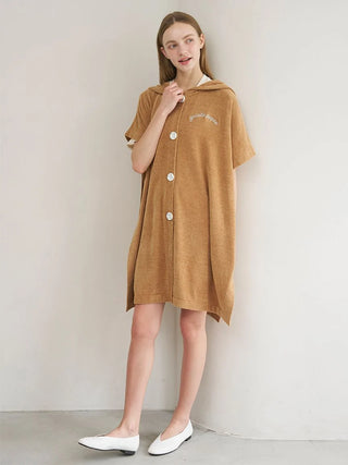 [Sleep] Airy Moco Summer Bear Bath Poncho