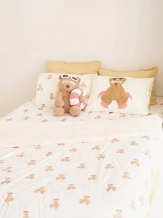 [Sleep] Summer Bear Cushion With Pocket