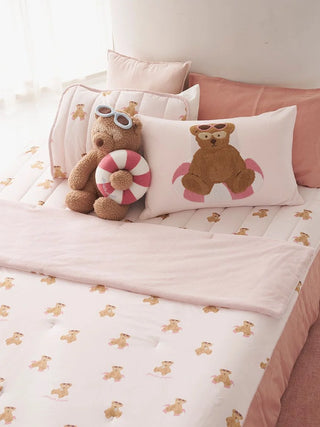 [Sleep] Summer Bear Cushion With Pocket