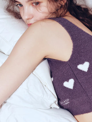 [Sleep] Heart Jacquard Night Bra