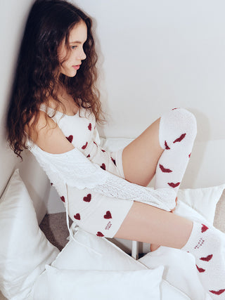 [Sleep] Heart Compression Socks