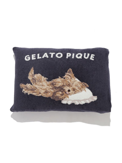 [Sleep] Yorkshire Terrier Jacquard Pillow Case gelato pique