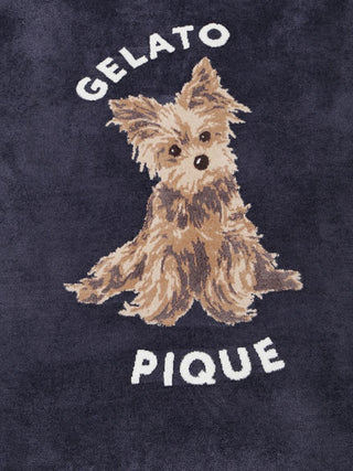 [Sleep] Yorkshire Terrier Jacquard Half Blanket