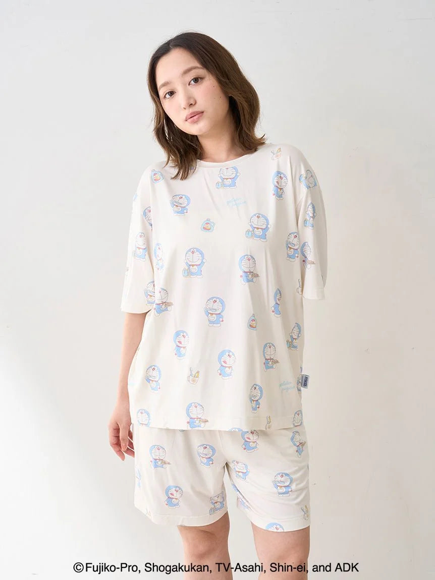 Doraemon Unisex Good Morning Good Night Shorts