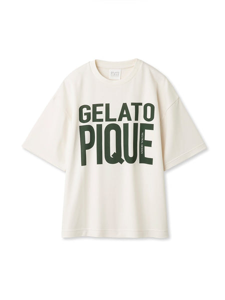 Gelato Pique Big Logo Unisex Oversized Loungewear Tops