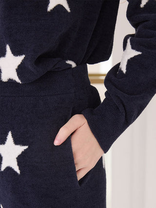 Unisex Airy Moco College Logo Star Jacquard Shorts