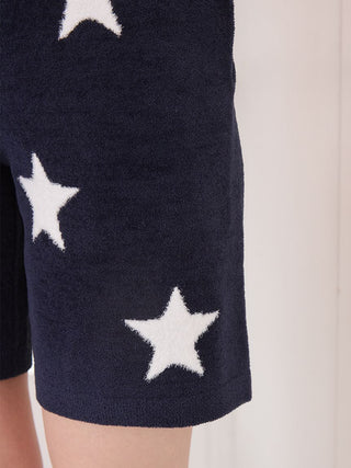 Unisex Airy Moco College Logo Star Jacquard Shorts