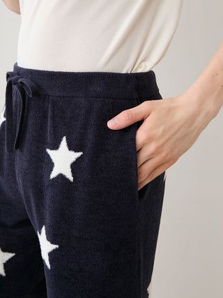 Unisex Airy Moco College Logo Star Jacquard Shorts