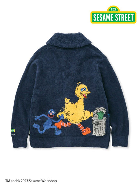 SESAME STREET][UNISEX] Jacquard Shawl Cardigan