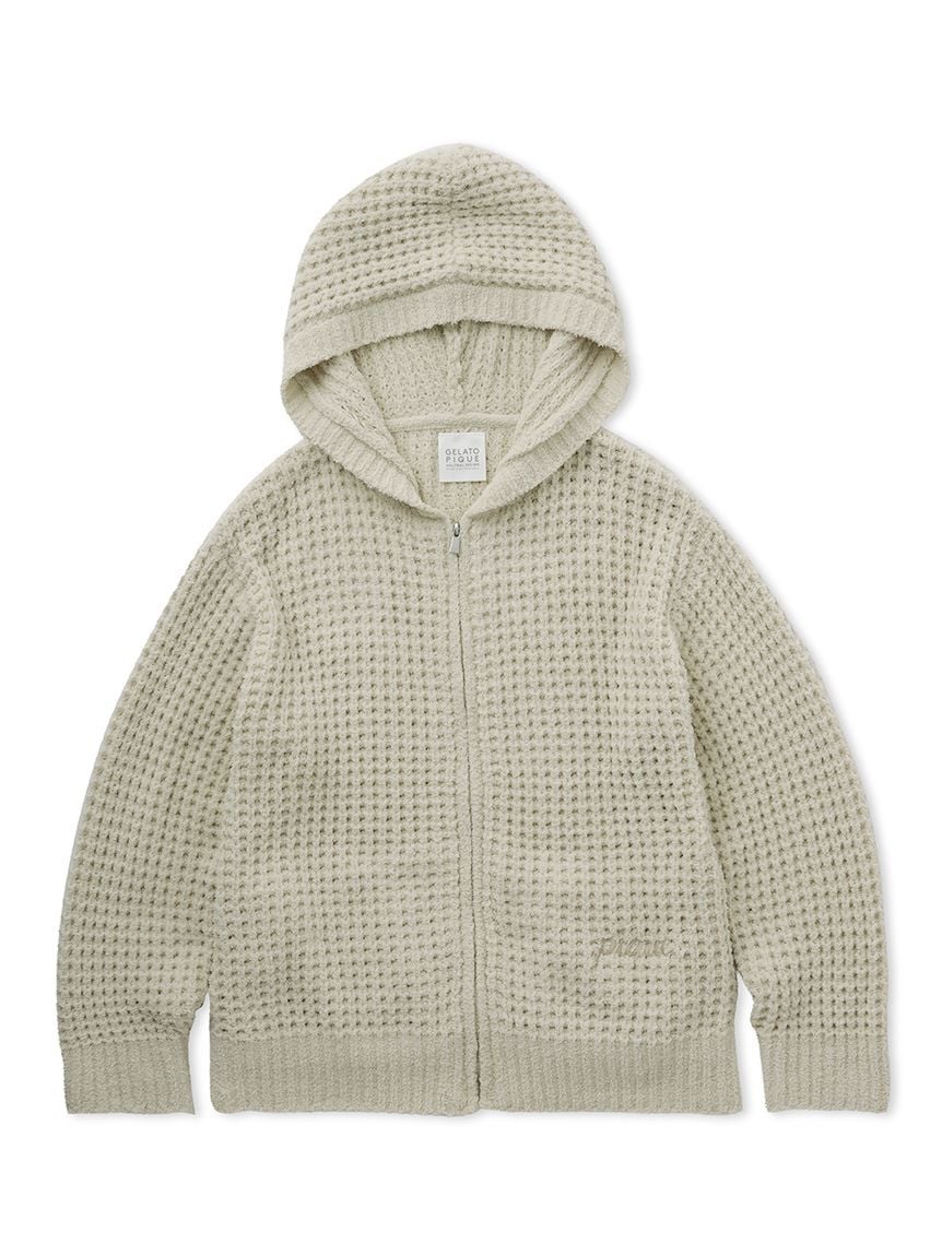 Unisex Waffle Knit Hoodie