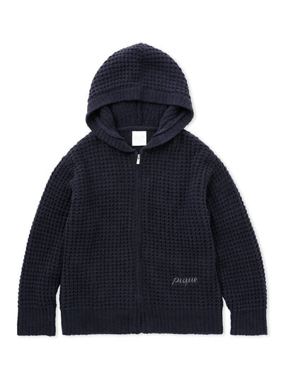 Unisex Waffle Knit Hoodie gelato pique