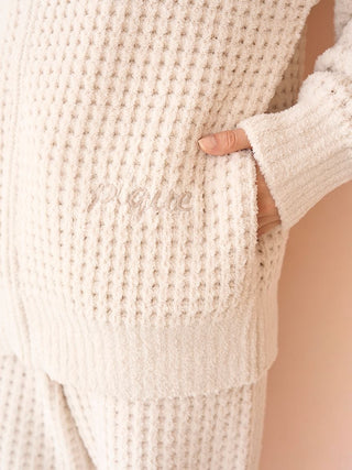 Unisex Waffle Knit Hoodie