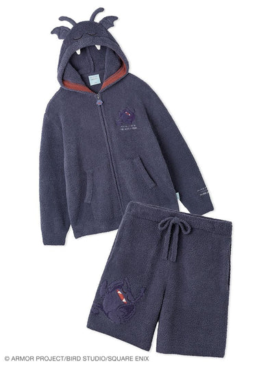 [Dragon Quest] Unisex Powder Dracky Hoodie & Half Pants Set gelato pique