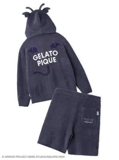 [Dragon Quest] Unisex Powder Dracky Hoodie & Half Pants Set gelato pique