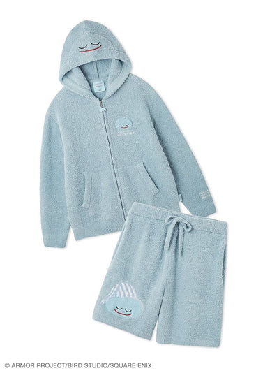 [Dragon Quest] Unisex Powder Slime Hoodie & Half Pants Set gelato pique