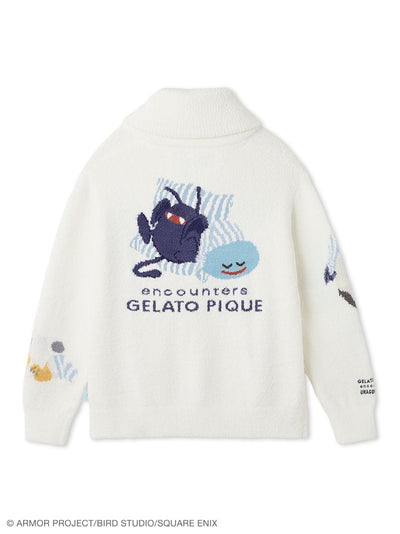 [Dragon Quest] Unisex Powder Assorted Monsters Cowichan gelato pique