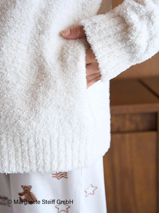 [Steiff] Unisex Powder 55PB Jacquard Cardigan