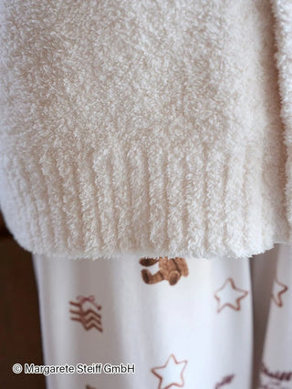 [Steiff] Unisex Powder 55PB Jacquard Cardigan