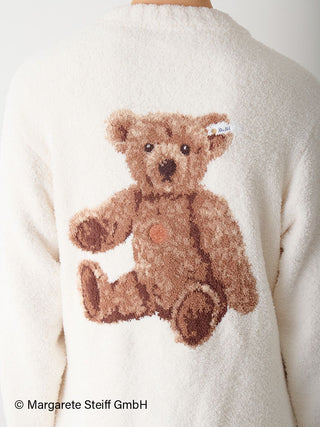 [Steiff] Unisex Powder 55PB Jacquard Cardigan