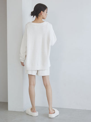 UNISEX Heart Jacquard Cardigan