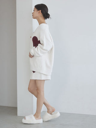 UNISEX Heart Jacquard Cardigan