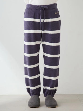 Unisex Airy Moco Playful Dog Jacquard Pullover & Long Pants Set