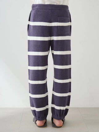 Unisex Airy Moco Playful Dog Jacquard Pullover & Long Pants Set