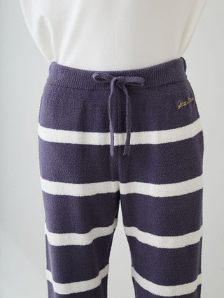 Unisex Airy Moco Playful Dog Jacquard Pullover & Long Pants Set