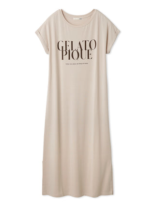 COOL Rayon Logo Dress- Women's Lounge Dresses & Jumpsuits at Gelato Pique USA
