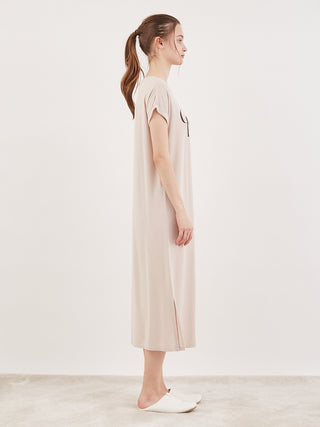 COOL Rayon Logo Dress- Women's Lounge Dresses & Jumpsuits at Gelato Pique USA