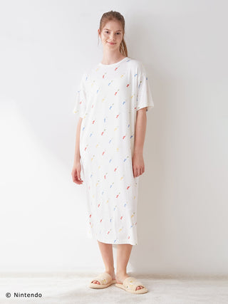 PIKMIN Lounge Dress For Women, in off white at Gelato Pique USA