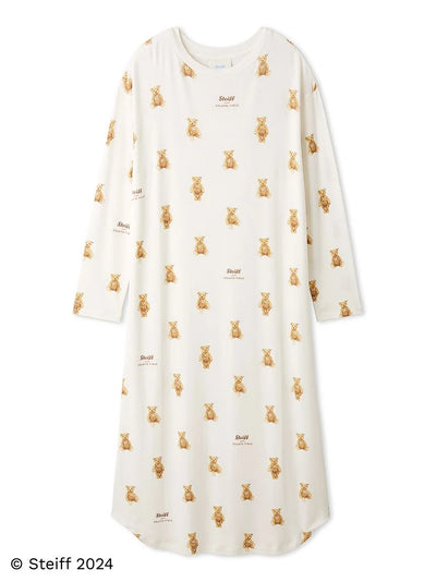 [Steiff] James Long Sleeve Lounge Dress gelato pique
