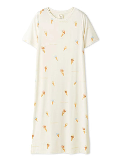 Playful Ice Cream Print Dress gelato pique