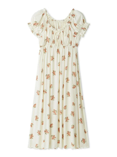 Summer Floral Dress gelato pique
