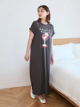 COOL Rayon Dessert Logo Dress