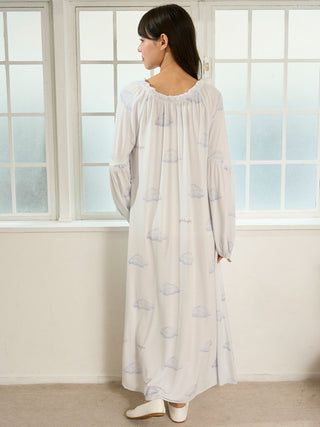 Autumn Cloud Motif Dress