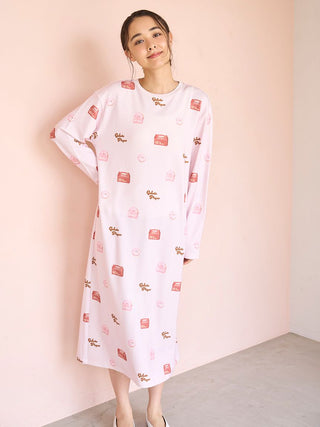 Donut Print Dress