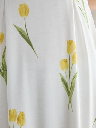 Rayon Tulip Dress With Built-in Cup